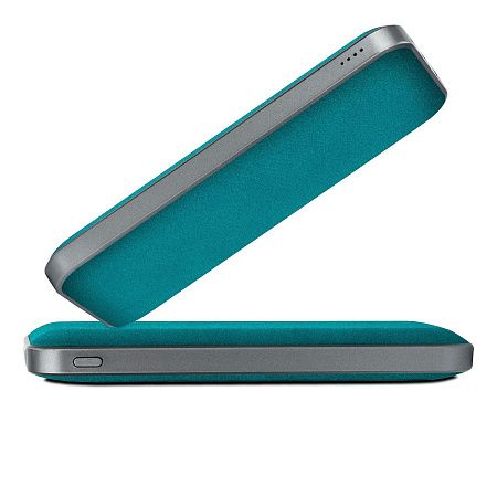 Внешний аккумулятор Ин Велюр (In Velour) 10000 mAh, бирюзовый