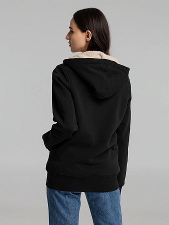 Толстовка унисекс на молнии Sherpa 280, черная, размер XXS