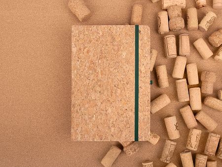 Блокнот Corkfolio, зеленый