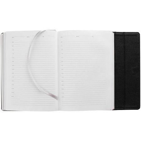 Ежедневник Flap на заказ, недатированный, черный