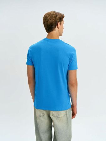 Футболка унисекс Regent 150, ярко-бирюзовая, размер 3XL