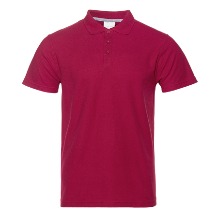 Рубашка поло унисекс STAN хлопок/полиэстер 185, 104, Бордовый,  (66)  (48/M)