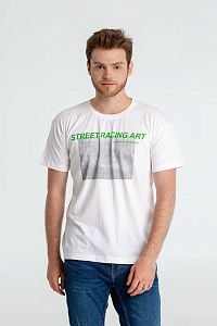 Футболка Street Racing Art, белая, размер XXL