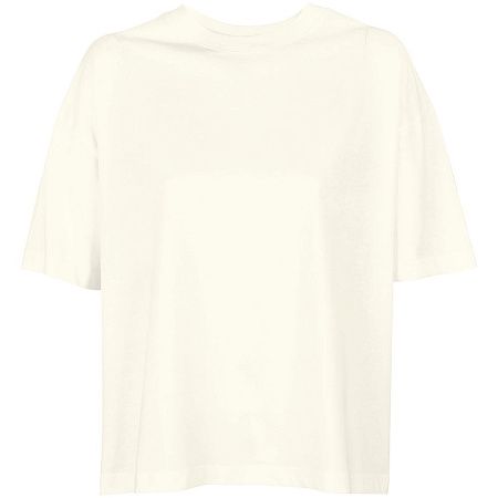 Футболка оверсайз женская Boxy Women, молочно-белая, размер S