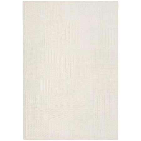 Плед Snippet, молочно-белый