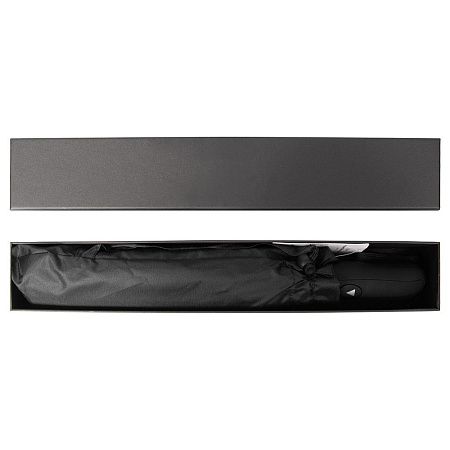 Зонт складной полуавтоматический Forest Rainman, диаметр 117 см, радиус 27 дюймов, 8 панелей, в подарочной коробке, черный