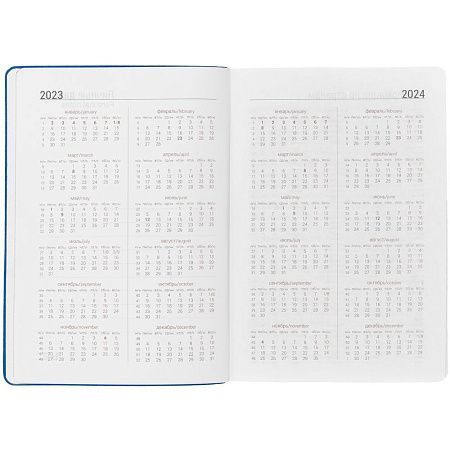 Ежедневник Flexpen Color, датированный, синий