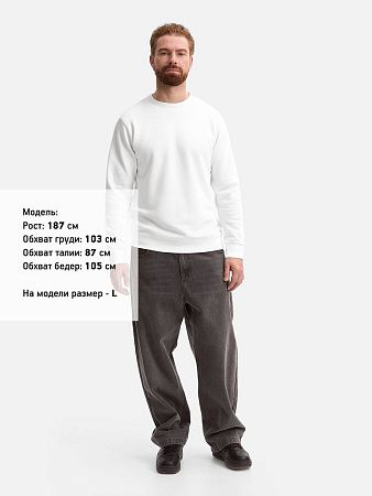 Толстовка унисекс Sully, белая, размер XL