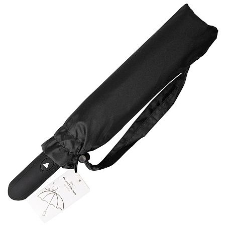 Зонт складной полуавтоматический Forest Rainman, диаметр 117 см, радиус 27 дюймов, 8 панелей, в подарочной коробке, черный