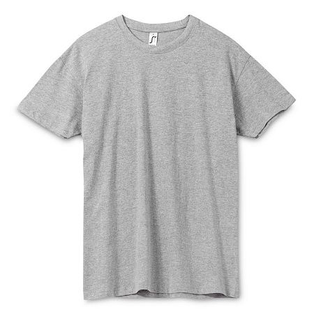 Футболка унисекс Regent 150, серый меланж, размер XXS