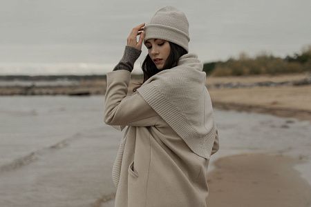 Косынка, платок вязаные