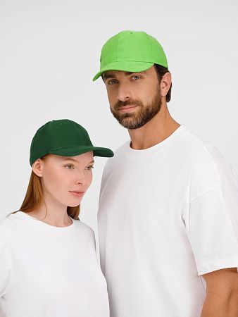 Бейсболка Buffalo, темно-зеленая