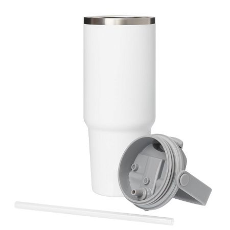 Термокружка вакуумная Монтана (Montana), белая