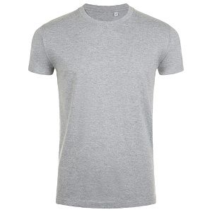 Футболка мужская приталенная Imperial Fit 190, черная под нанесение