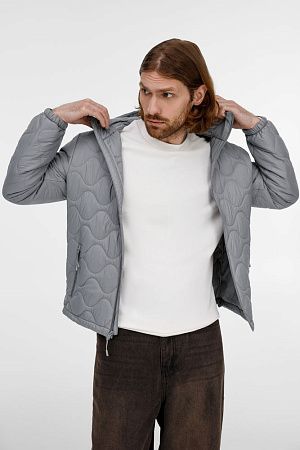 Куртка унисекс Tarnaby, светло-серая, размер S