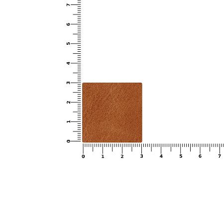 Лейбл кожаный Sinatu, S, горчичный