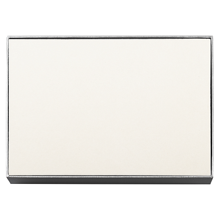 Коробка подарочная, размер 24*17,5*3 см, Solution Superior Linen, серебристая, бежевый ложемент под индивидуальную вырубку