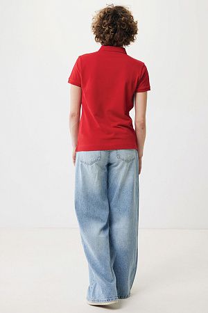 Женская рубашка поло Iqoniq Yosemite из переработанного хлопка-пике, унисекс, 220 г/м²