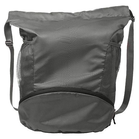 Рюкзак нейлоновый Trieste, серый, размер 42*45*16 см