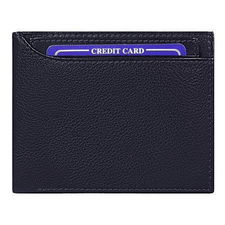 Кошелек с картхолдером для кредитных карт Leather Dream из нат. кожи, синий