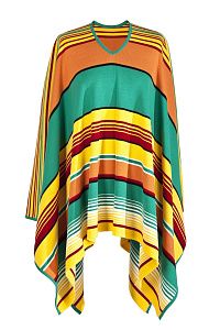 Пончо вязаное