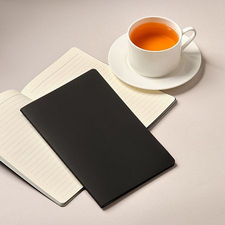 Блокнот Альфа Слим (Alpha slim), черный