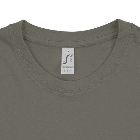 Футболка унисекс Regent 150, серая (стальная), размер S