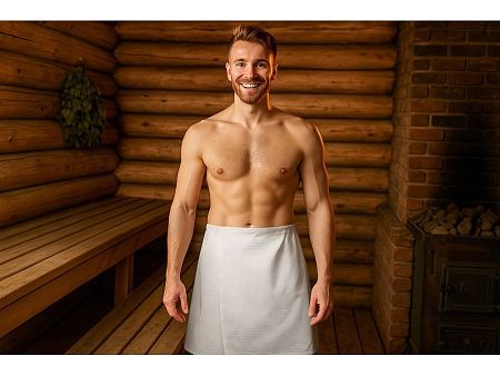 Килт для бани вафельный «Tranquil», мужской