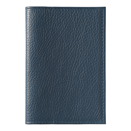Обложка для автодокументов Leather Sky Flotter Sun из натуральной кожи, темно-синяя 4142С