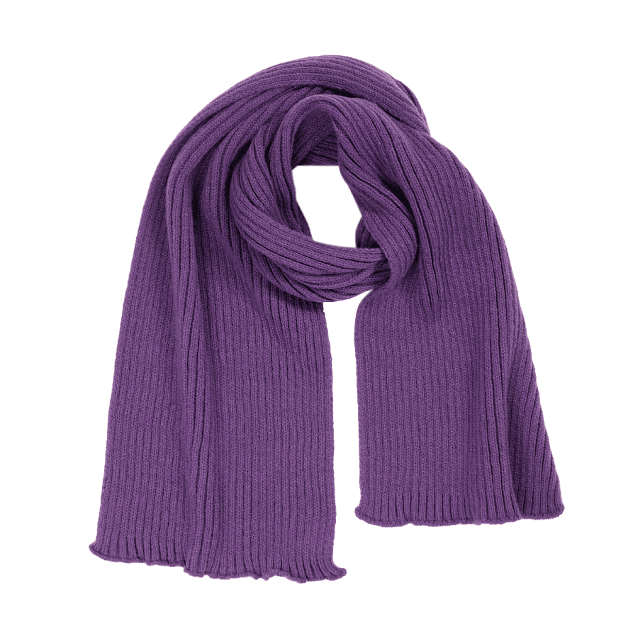 Шарф Форгес (Forges) вязаный, фиолетовый