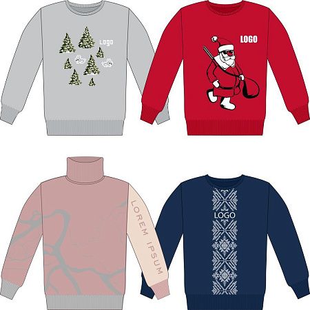 Свитер на заказ Tricksy Fint, полушерсть, размер S