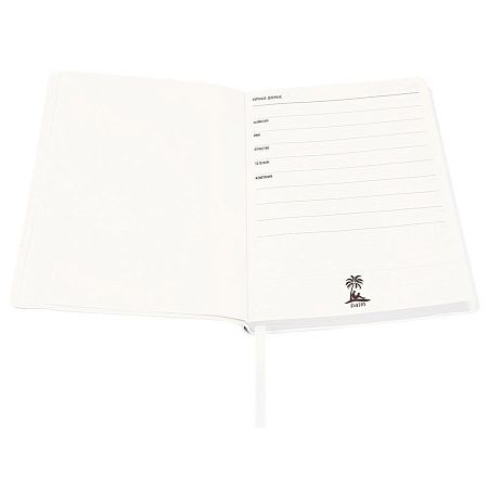 Ежедневник A5 недатированный Dante в мягком переплёте софт-тач, белый