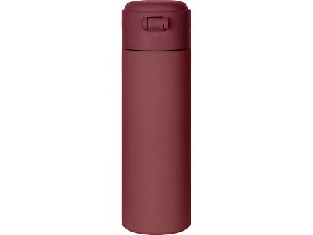 Вакуумная термокружка c кнопкой «Guard», soft-touch, 400 мл, тубус