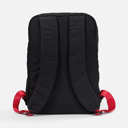 Рюкзак B2, черный с красными стропами