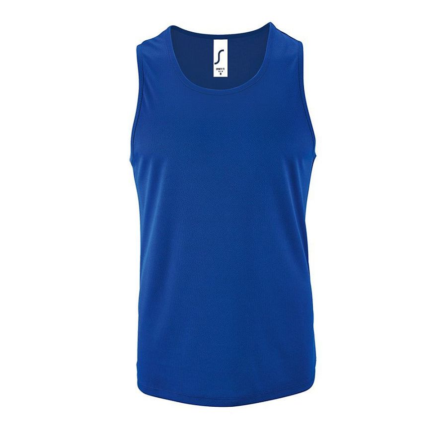 Майка мужская Sporty TT Men, ярко-синяя, размер 3XL