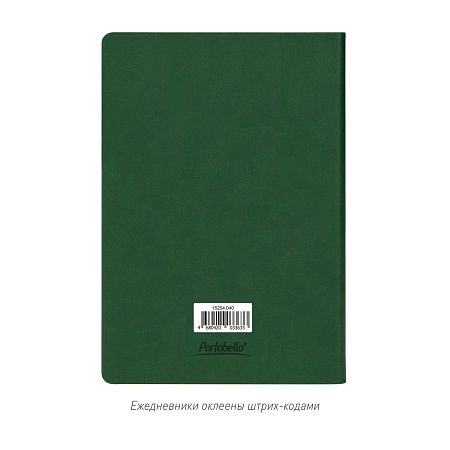 Ежедневник Латте (Latte NEW) недатированный, зеленый/лимонный