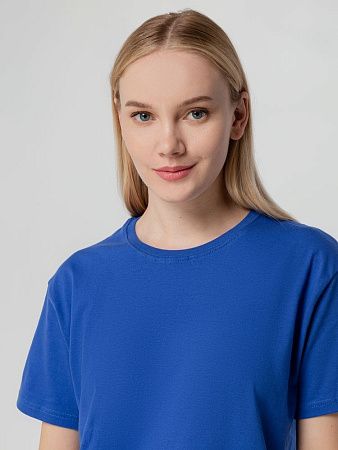 Футболка унисекс T-bolka 140, ярко-синяя, размер L