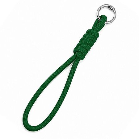 Шнурок на карабине Knotty, зелёный