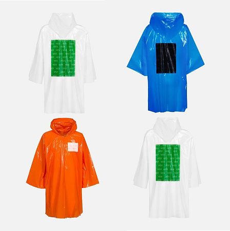 Дождевик-плащ BrightWay с печатью в один цвет на заказ