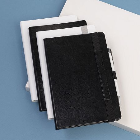 Ежедневник Гэлакси (Galaxy) недатированный, жесткая обложка, срез голограф. фольга, черный