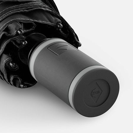 Зонт складной AOC Mini с цветными спицами, серый