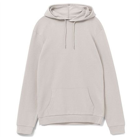 Толстовка с капюшоном унисекс Hoodie, дымчато-серая, размер XXL