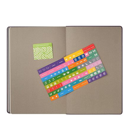 Ежедневник Рейн (Rain) недатированный, фиолетовый