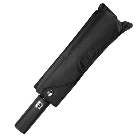 Зонт складной автоматический обратного сложения Forest Lotus Reverse, чёрный