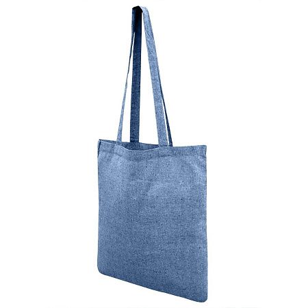 Сумка для покупок Caravan Recycled Melange 140 г/м², синяя