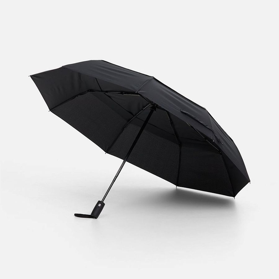 Складной зонт Dome Double с двойным куполом, черный