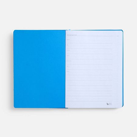 Ежедневник Peel, недатированный, голубой