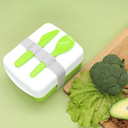 Ланч-бокс Lunch Green Line со столовыми приборами