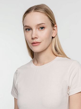 Футболка женская T-bolka Lady, молочно-белая, размер XL