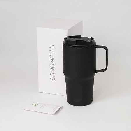 Термокружка вакуумная Авентура (Aventura), синяя